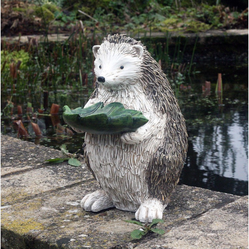 25 cm Standing Hatty Hedgehog Resin Garden Ornament …