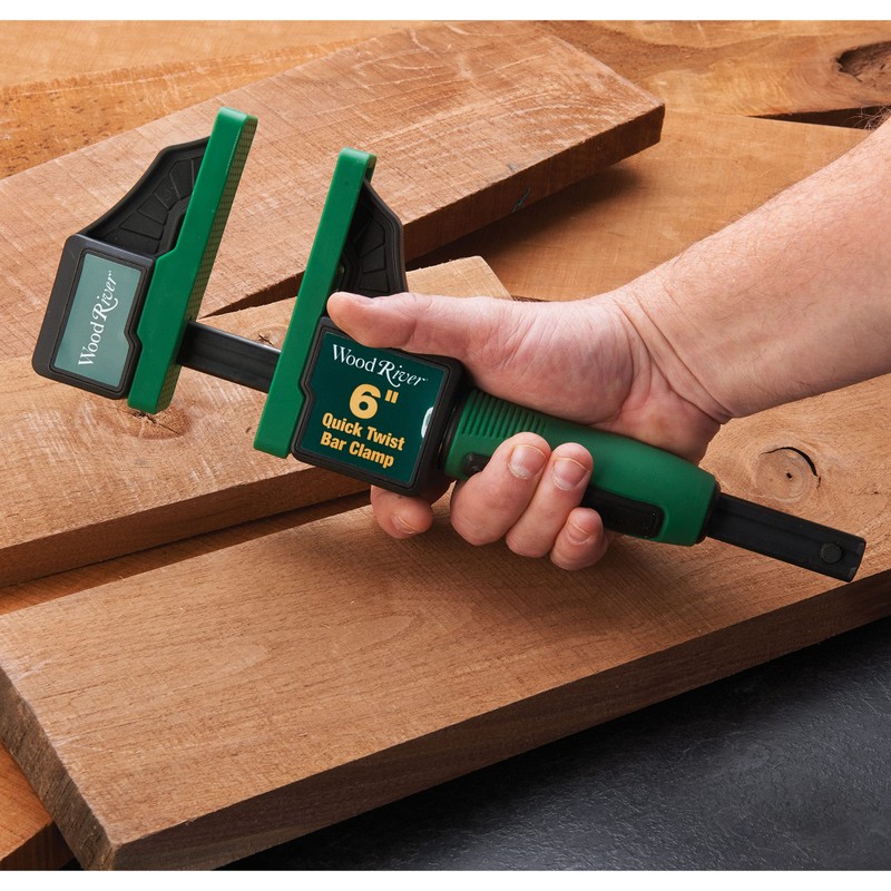 WOODRIVER Quick Twist Bar Clamp 6”