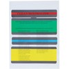 8 Pieces Reading Guide Strips Marking Stripes Coloured Overlays Bookmark