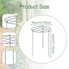 Generic 3 Pieces Peony Support Cages Plant Support Stakes Metal