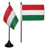 Flaggenfritze Hungary Table Flag + Free Sticker