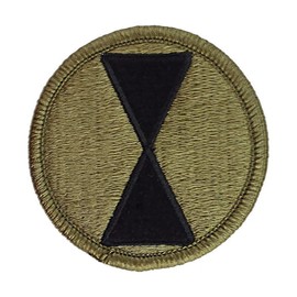 7th Infantry Division OCP Patch (Military Issued)-Veteran Owned Business
