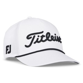 Titleist Men's Standard Tour Rope Golf Hat, White/Black