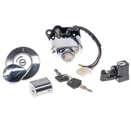 SUKECA Ignition Switch Key Gas Tank Cap Helmet Steering Lock Key Set Fits for Honda Shadow VLX 600 1988-2014 Shadow VT400 1991-2013 Shadow VT750 1991-2013 Steed VLX 400 1988-2003