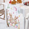 Easter Table Runner 13x72 Inches Long Bunny Eggs Table Runners