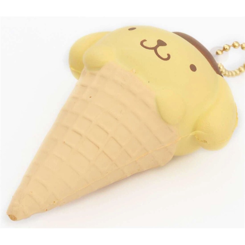 Sanrio 2016 PomPomPurin Ice Cream Cone Squishy Charm