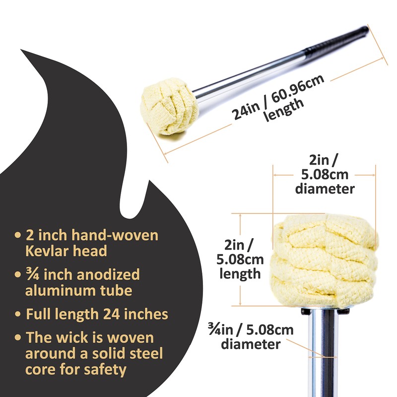 FIRE MECCA Fire Breathing Torch –Fire Breathing Wand - 2