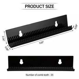 Hair Extension Holder Hair Extension Hanger Weft Holder Braiding Hair Rack w/2 Suction Cups Designed to Securely Hold Extra Wide Wefts Including Halos, Hand Tied Wefts, Beaded Wefts and Full Bundles