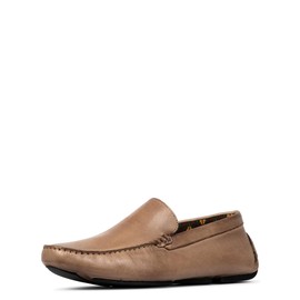 Donald Pliner Men's Vik Antique Calf Driving Style Loafer, Sand, 9.5