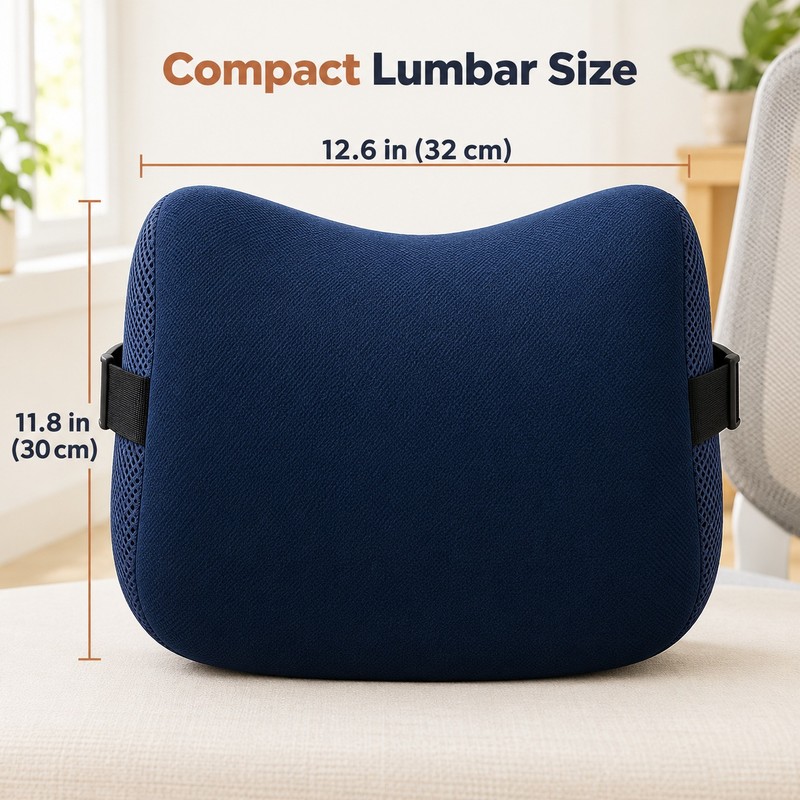 Lumbar Support Cushion for Office Chair & Car Seat –