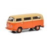 Schuco VW T2a Bus Model Car 1:87 Scale Orange/Beige Version