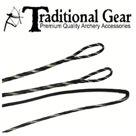 Flemish - Fast Flight Plus - Replacement RECURVE Bowstring - Bow String - Actual String Length - by Traditional Gear Archery Products (Multiple Sizes) (61")