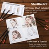 Shuttle Art 36 Skin Tone Colouring Pencils Set, Skin Colour