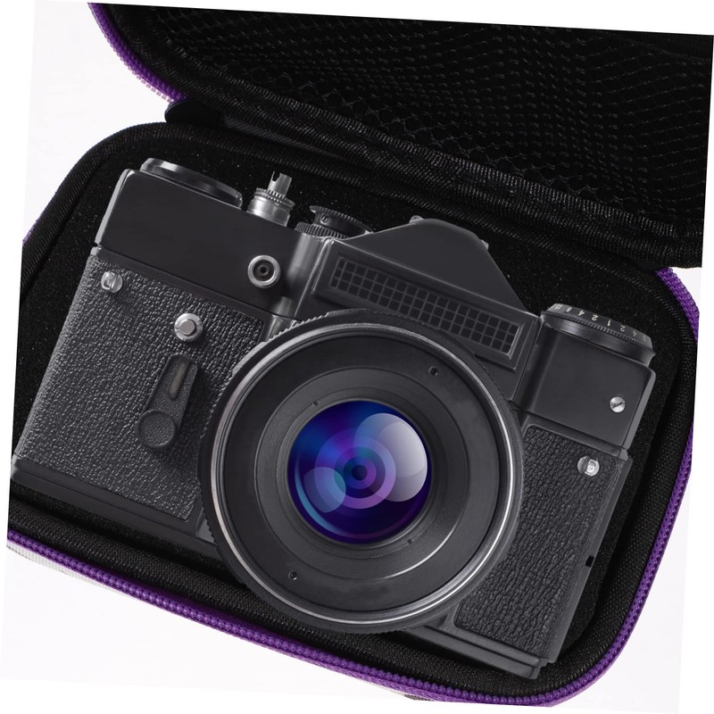 Operitacx 15Grid Camera Case Cute Portable Carrying Bag with Zipper