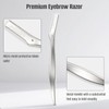 FEISIER Metal Eyebrow Razor, Professional Facial Razors for Women &