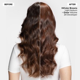 L'Oréal Technique HiColor Browns & Blondes Permanent Hair Color - Lifts Dark Hair in One Step, No Brassiness, Rich, Smooth Creme Formula, Intense, Long-Lasting Color, Auburn