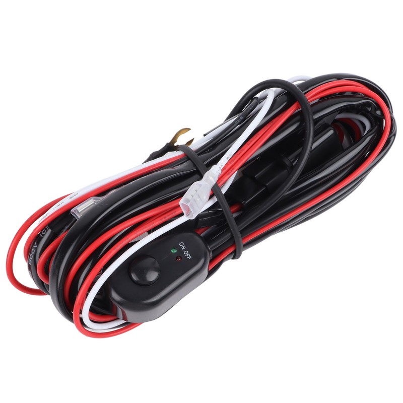 LED Light Bar Wiring Harness Car Work Light Remote On