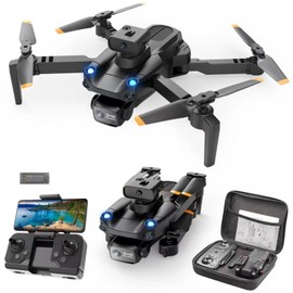 Remote Control Drone with Daul Camera 4K 5-Sides Obstacle Avoidance Optical  Positioning 5GWIFI FPV Foldable Quadcopter with Storage Bag