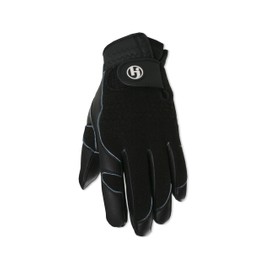 HJ Glove Men's Black Winter Performance Golf Glove, Medium/Large, Pair