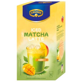 KRÜGER Iced Matcha Latte Mango 160 g (8 x 20 g Sachets)