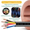 16 Gauge Wire 7 Conductor,16 AWG Electrical Wire Stranded PVC