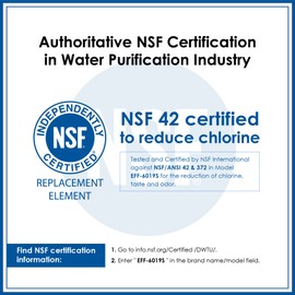 Waterdrop Waterdrop Replacement for GE? RPWFE?, RPWF (Built-in CHIP) Refrigerator Water Filter, Compatible with GFE28GYNFS, GFE28GELDS, PFE28KELDS, PFE28KYNFS, GFD28GELDS, PWE23KELDS, PWE23KMKES, 3 Filters