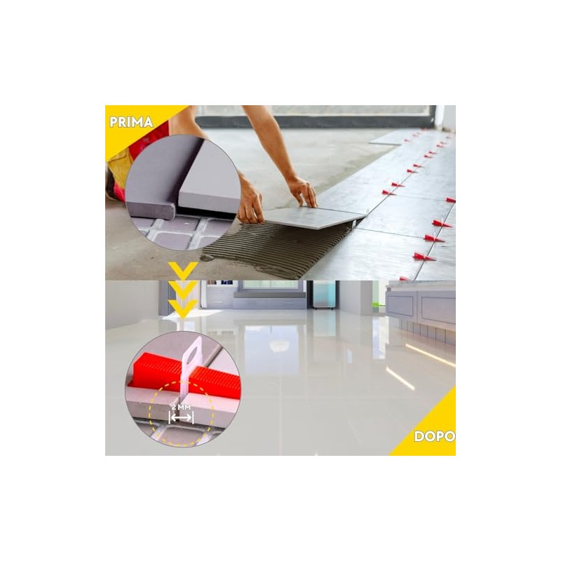 MarketConnect® Pack of 50 Red Reusable Wheel Chocks for Leveling