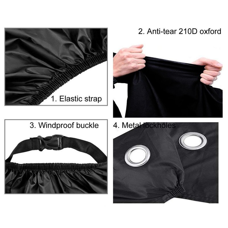 Anftop Winter proof motorcycle cover, waterproof 210D fabric.