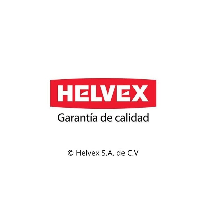 Regadera Helvex Con Brazo Y Chapetón Negro Brillante H-201-OB