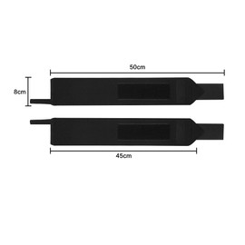 JZS Fitness Wrist Wraps, Weightlifting Wrist Wraps Professional Quality Wrist Support with Heavy Duty Thumb Loop Avoid Injury & Improve Workout for Men & Women(Black)