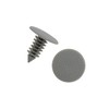 VekAuto 50 Pcs Gray Plastic Door Bumper Push Rivets Clip