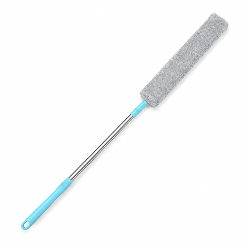 Washable Under-Bed Duster for Crevice Cleaning - Extendable Flexible Brush