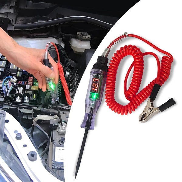 fasebeek Pack-1 Car Circuit Tester, Test Pen with Display, Line