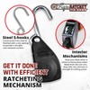 Rope Ratchet 3/8" Tie Down Pulley Hanger, Heavy Duty Locking