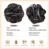XFSRG Real Hair Extensions, High-Quality Bun Hairpiece with Clip, Perfect