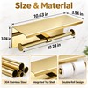 Wall Mounted Double Toilet Paper Holder with Shelf, 304 Stainless