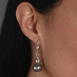 American West Jewelry Sterling Silver Native Pearl Dangle Earrings