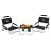 #WEJOY 2 Beach Chairs and Table Set Lightweight & Folding