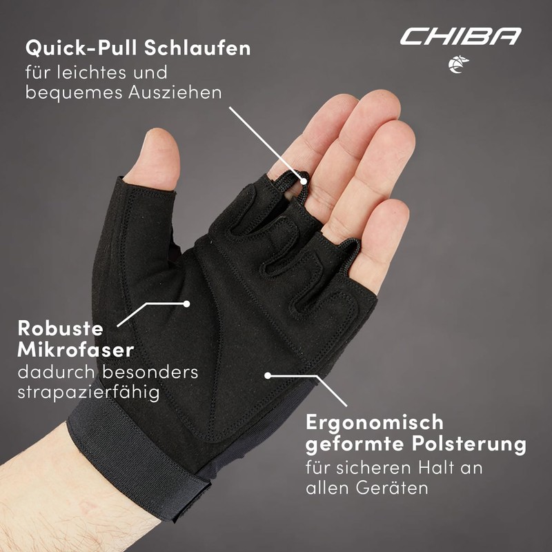 Chiba Power Training Glove - Black, Small