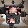 Baocicco 5x3ft Pink Girls Night Backdrop Photography Glitters Red Lips