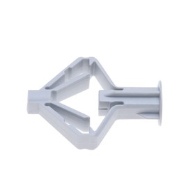 Plasterboard Anchors Pack of 50, 10mm x 50mm Universal Expansion Plug, Expandable Cavity Anchor, Plastic Sleeve, Nylon Anchor Fitting for Clay, Lime Sand and Hollow Brick, Plasterboard