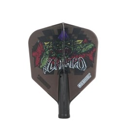 CUESOUL TERO FLIGHT Chihiro Tanaka Model Big Wing Shape Flight Set of 3 Black (CS-AK4+1D-3)