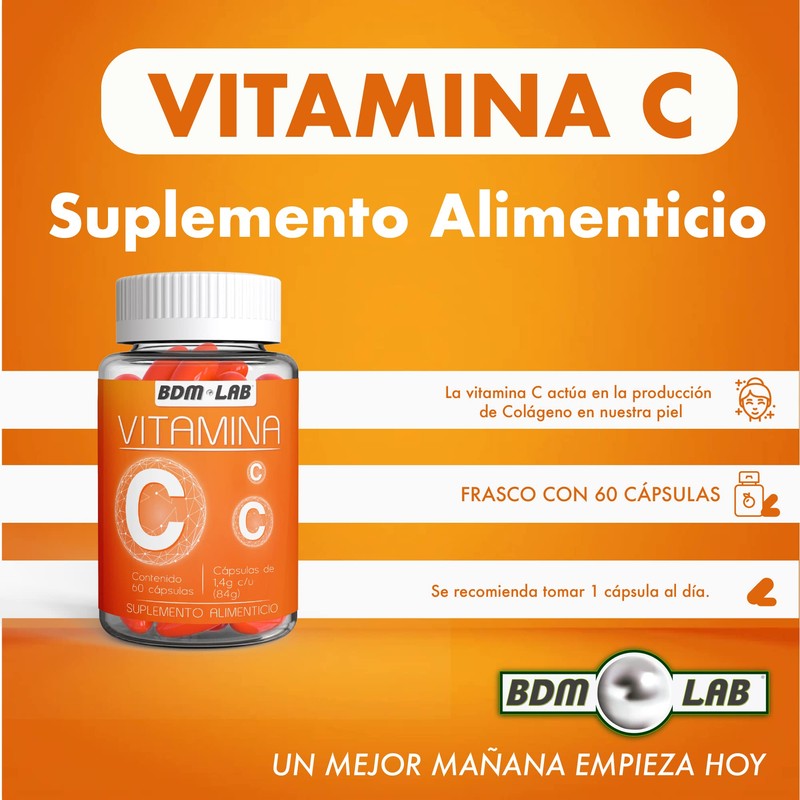 BDM LAB | Vitamina C | Suplemento Alimenticio | 3