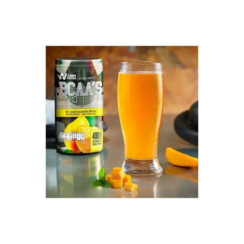 Aminoácidos Bcaas Carga Extra Leucina Ratio 1011 40 Serv. Sabor