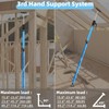 Leikius Aluminum Cabinet Jack Support Pole 2PC, 23.6-45.3 Inches Steel