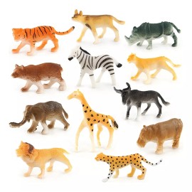 Set 24 Animales Juguete Figuras Realistas Maqueta