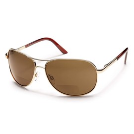 Suncloud Aviator Bi-Focal Sunglasses in Gold