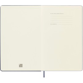 Moleskine Smart Notebook, Large, Ruled, Sapphire Blue, Hard Cover (5 x 8.25)