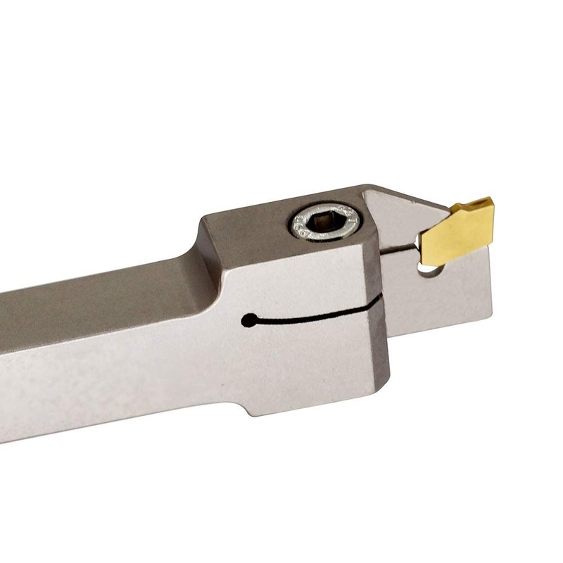OSCARBIDE 1/2" Shank Nickel Plated Indexable Lathe Grooving Parting Holder