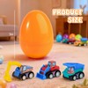 KING DOO 12 Pcs Easter Eggs Prefilled with Toy Cars,